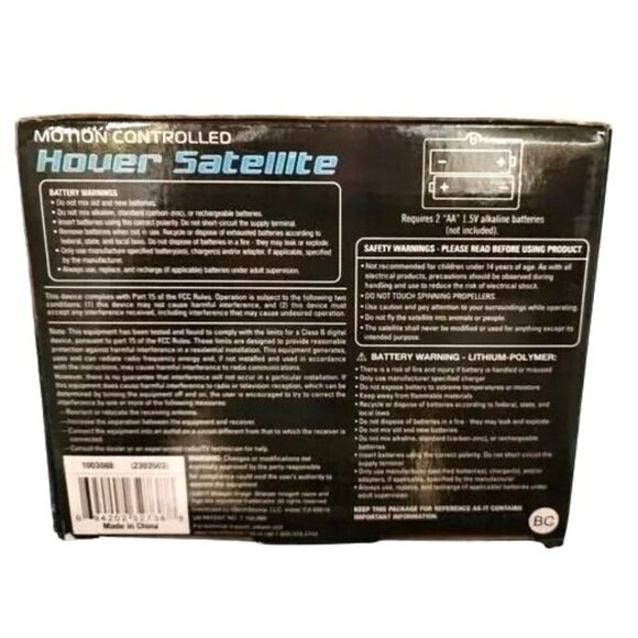 Sharper Image Motion Control Hover Satellite Built-In Sensor Tech Indoor Use 14+ - Picture 12 of 13